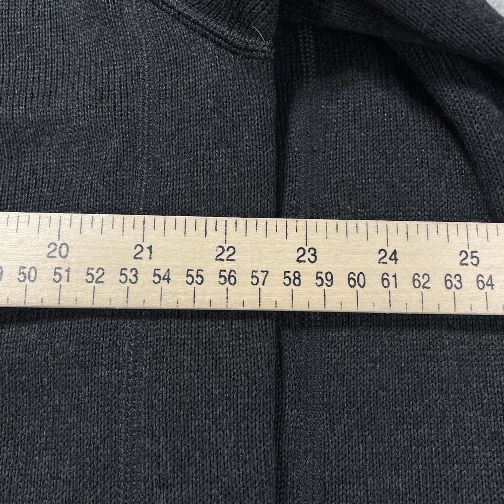 Patagonia Better Sweater Mens Large Black 1/4 Zip Mock Neck Fleece Pullover - Picture 5 of 9
